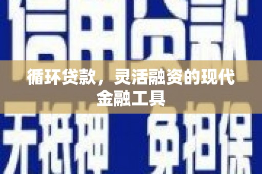 天镇循环贷款，灵活融资的现代金融工具