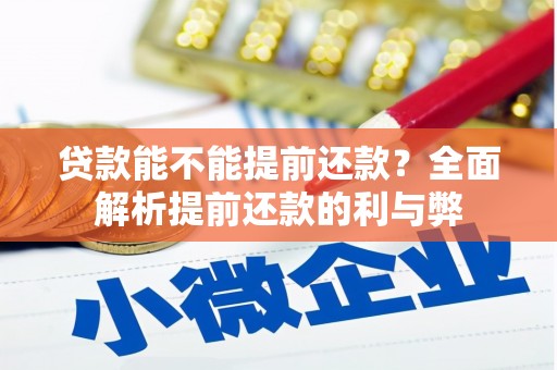 天镇贷款能不能提前还款？全面解析提前还款的利与弊
