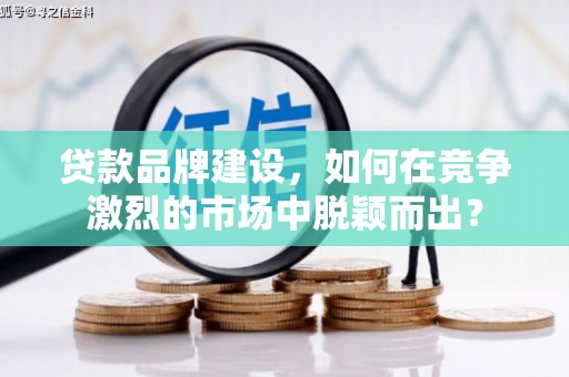 天镇贷款品牌建设，如何在竞争激烈的市场中脱颖而出？