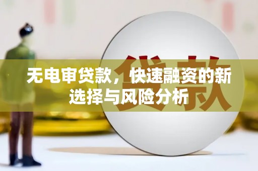 天镇无电审贷款，快速融资的新选择与风险分析