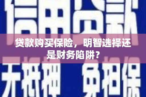 天镇贷款购买保险，明智选择还是财务陷阱？